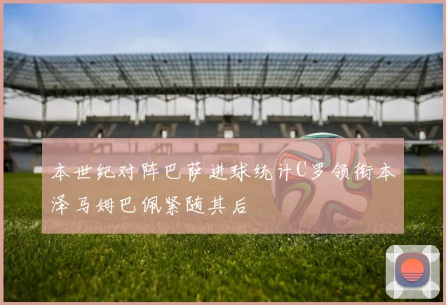 本世纪对阵巴萨进球统计C罗领衔本泽马姆巴佩紧随其后